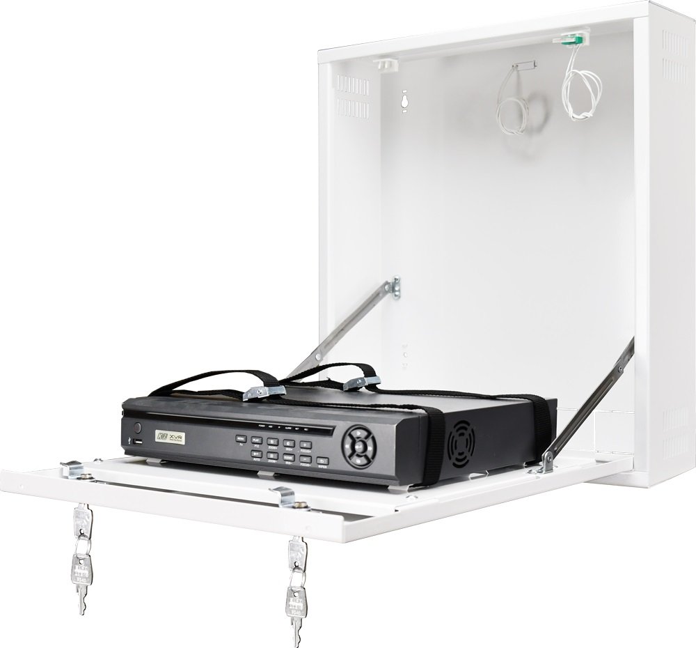 Pulsar CP-PR-103 Velika stenska omara za DVR / NVR (bela)
