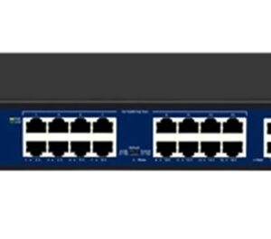CP PLUS CP-DNW-HPU16G2F1-20 16-portno stikalo 10/100 Mbps PoE z 2x 1000 Mbps in 1x SFP uplink