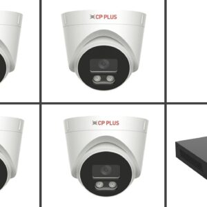 CP PLUS CP-LNS-4CAM50D-P Sada kamerového systému 5 Mpix, včetně NVR s integrovaným PoE switchem a HDD 1 TB