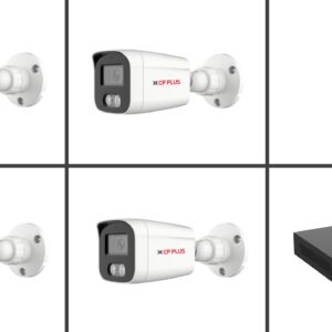 CP PLUS CP-LNS-4CAM50K-P Sada kamerového systému 5 Mpix, včetně NVR s integrovaným PoE switchem a HDD 1 TB