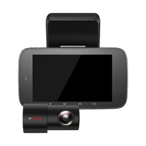 CP PLUS CP-F59B Duální autokamera s rozlišením 5 / 2 Mpix, GPS, 3" displejem, mikrofonem a reproduktorem